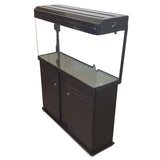 Aquarium Fish Tank & Cabinet 80cm 120L Black / White