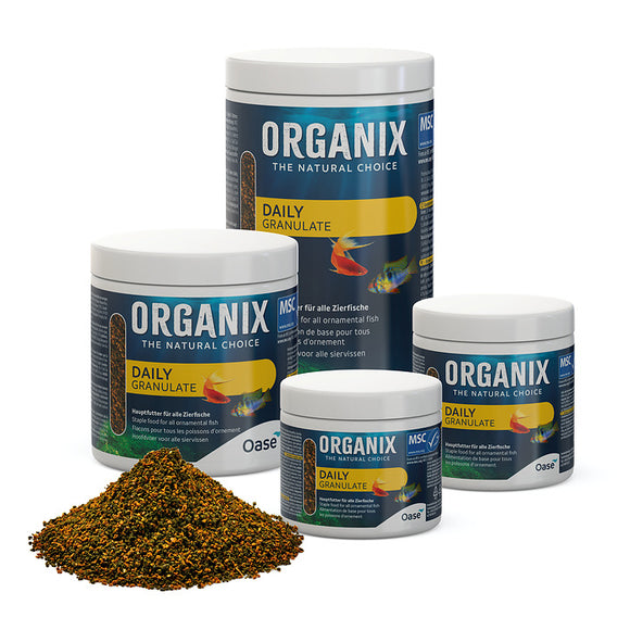 Oase ORGANIX Daily Granulate Granules Fish Food 150-250ml