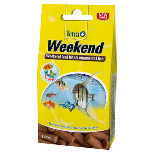 Tetra Weekend Ornamental Fish Holiday Food 6 days 10 Sticks