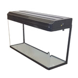 Plain Aquarium Fish Tank 60cm 80L Black / White