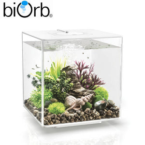 BiOrb Cube 30 Aquarium MCR LED Lighting Black / White / Clear